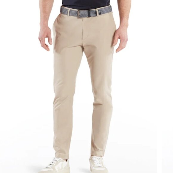NEW Public Rec Men SZ 40×28 Workday 2.0 Dealmaker Pants Sand Performance Stretch - Picture 1 of 11